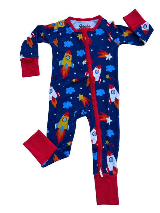 Rocket to the Moon Bamboo Pajama
